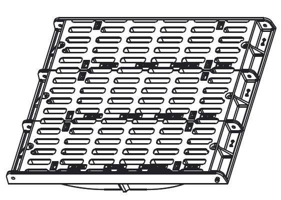 Cast Iron Grate and Frame