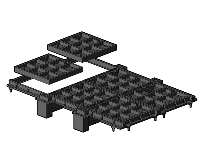 Gas and Airtight Multipart Access Cover